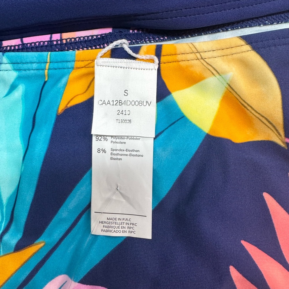 Cupshe Super Bloom Square Neck Tankini Top & Vibrant Plants Retro Bottoms Set - Picture 6 of 14